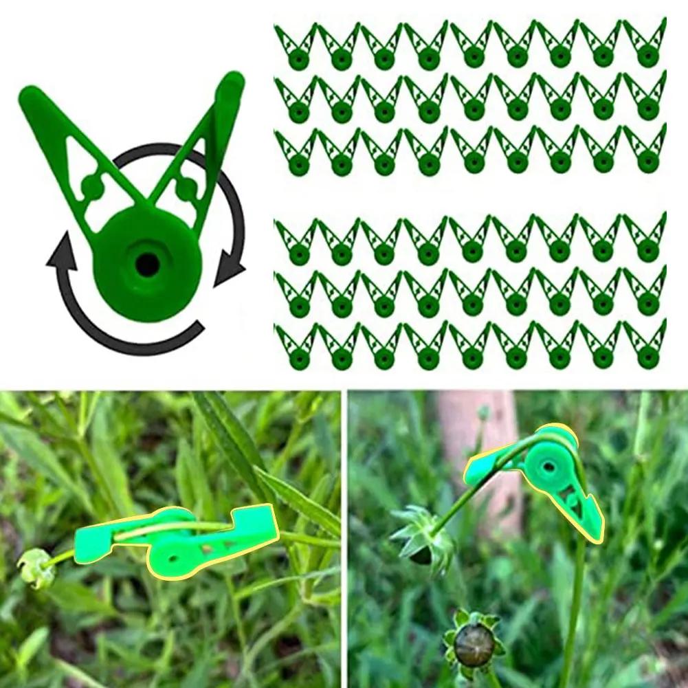 Garden Stem Trainer Clips Plant Branches Bender 360 Degree Adjustable Planter Holder Low Stress Training Tool