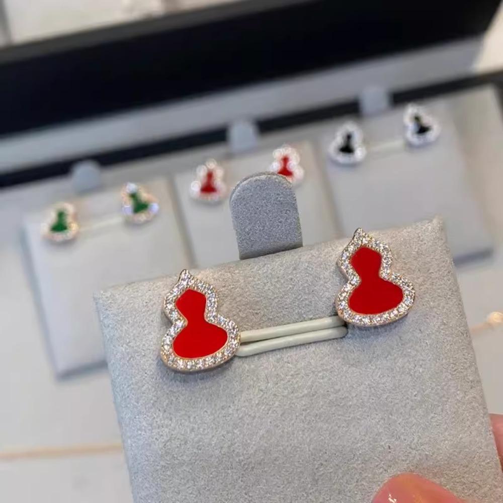 Luxury Women Jewelry Set Red Agate Hoop Earrings White Mother Pearl Necklace Carnelian Pendant Gift for Her