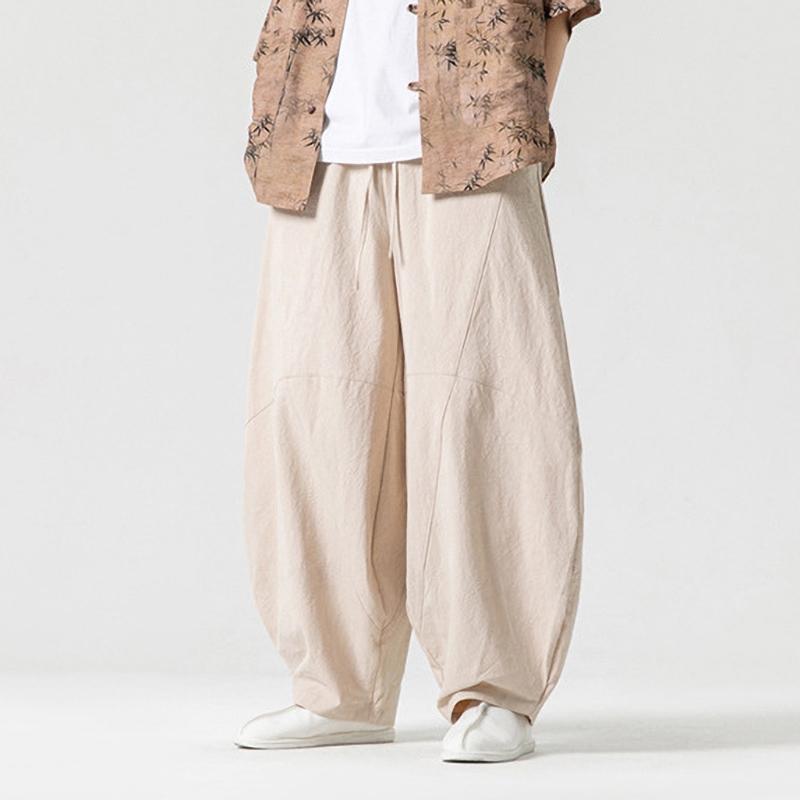 Men's Spring Loose Harem Pants Oversize Sweatpants Casual Harem Trousers