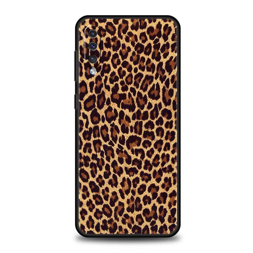 Fashion Tiger Leopard Print Case For Samsung A56 A36 A26 A24 A16 A14 A12 A32 A50 A70 A22 A40 A34 A54 A42 A52 A04s A06 5G Cover