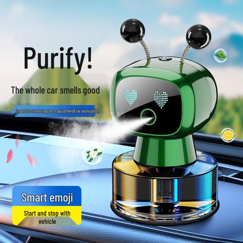 Smart Car Aroma Diffuser: Automatic Perfume Spray Machine & Scented Balm Ornament for Men and Women