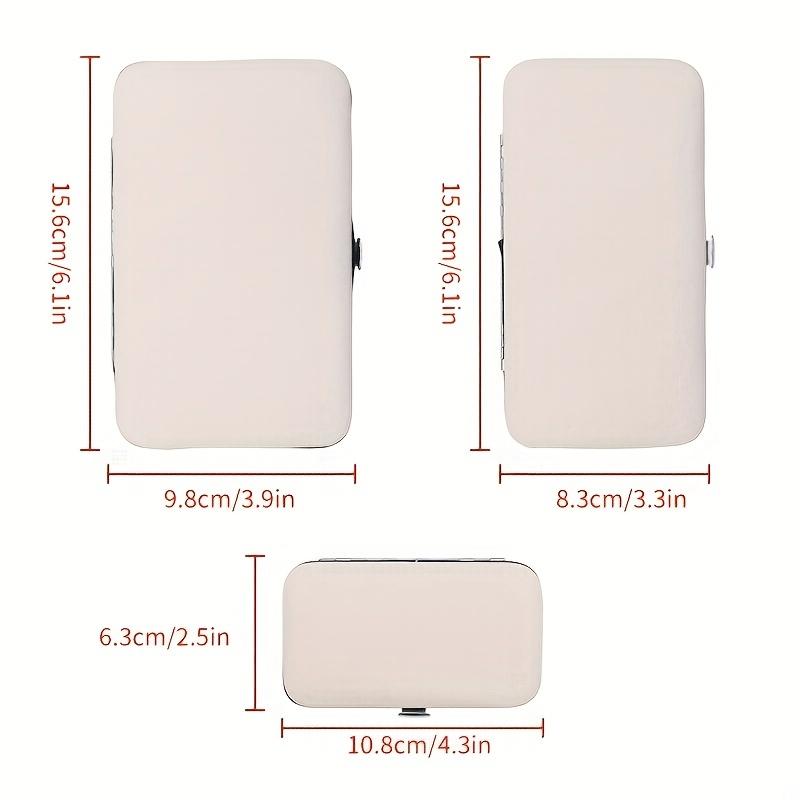 Obcinacz do paznokci Zestaw do manicure 7 w 1 Profesjonalny zestaw do pedicure ze stali nierdzewnej Nożyczki do paznokci Zestaw do pielęgnacji z czarnym skórzanym etui PU Do użytku domowego w podróży