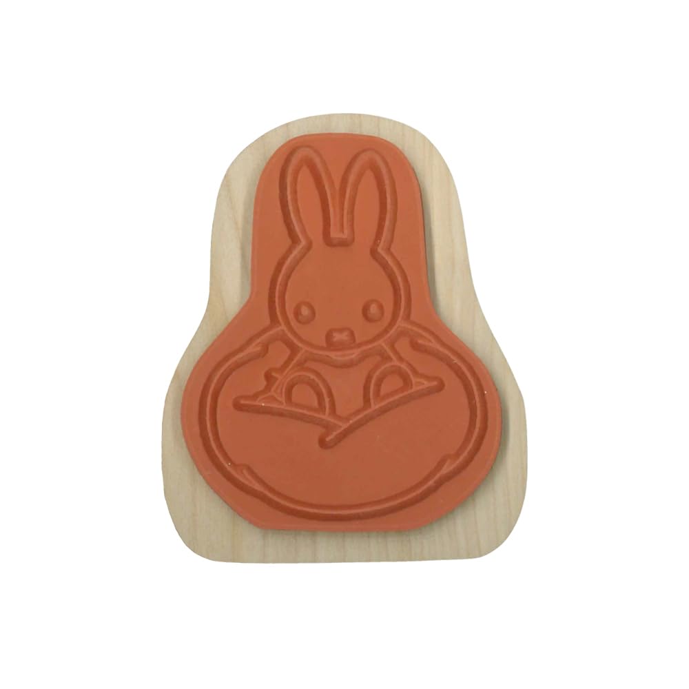 Face Stamp Bruna Wood Piece Miffy Riding On a Cloud Children's 2011-005