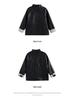 Tao Town Girls' Leather Lapel Jacket - Spring/Autumn Fashion for Big Kids