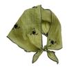 Stylish Silk Feel Polyester Scarf Sun Protective Headwear Reusable Headscarf Fashion Accessory for Beach Hiking Work