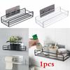 Mini Style Home Bathroom Storage Rack Multifu Bathroom Wall Punching Free Storage Rack Toiletries Organizer Shelves Home Tool