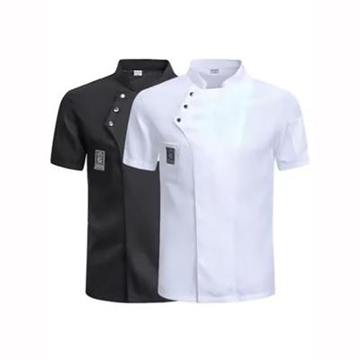 Catering Cooking White Shirt Restaurant Kitchen Chef T Shirt Baker Work Uniform Waiter Hotel Clothes Cook Jacket Cafe Overalls
