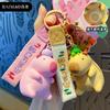 Creative Cartoon Sound Kapibara Keychain Cute Buddhist Capybara Doll Toy Doll Keychain Pendant