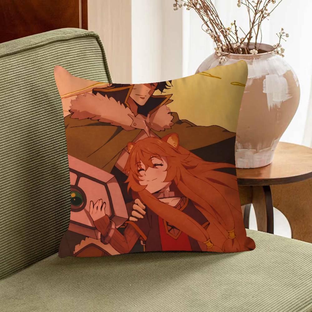 The Rising Of The Shield Hero Pillow Cover Design Cushion Cover Decor Holiday Decorati
