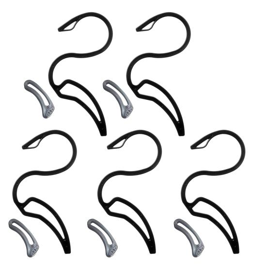 5/10Pcs Hoodie Hanger S-Shaped Hooks Strong Load-bearing High Durability Multipurpose Sweatshirt Clothes Hanger Organizer