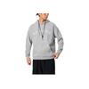 Li Ning Sports Lifestyle Series Letter Loose Hooded Warm Fleece Pullover Long Sleeve Sweatshirt Men sweatshirt Gray AWDU673-1