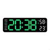 62KD Large Digital Wall Clock 9Inch LED Alarm Clock Big Screen Calendar Temperature