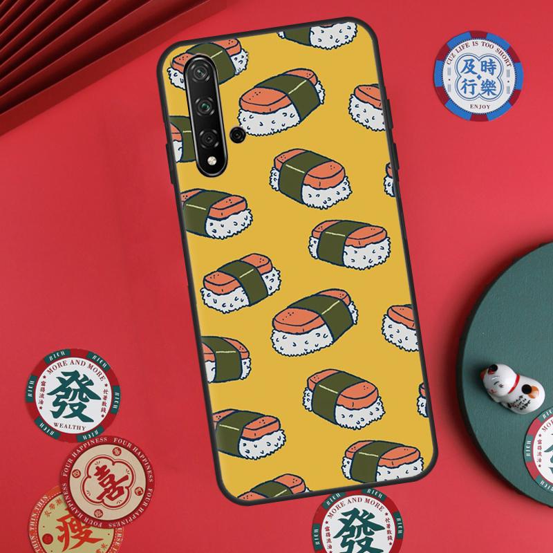 Sushi Food For Huawei Nova 11 Pro 9 10 SE Y70 Y60 Y90 Y61 Y91 Y73 Y72 12s 12i 11i 8i P30 P40 Lite Case