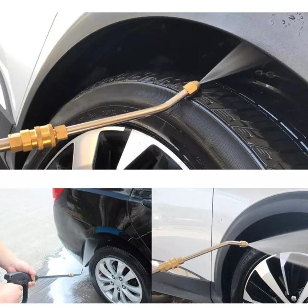 Auto Cleaning Tool Wash Nozzle Angled Lance Work Efficiency