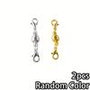 2/4/10pcs Simple and fashionable spherical buckle bracelet necklace connecting buckle double headed lobster buckle connector bracelet necklace