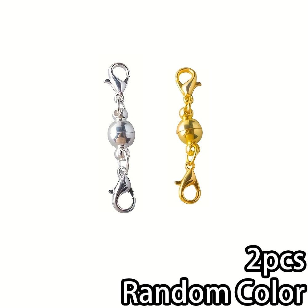 2/4/10pcs Simple and fashionable spherical buckle bracelet necklace connecting buckle double headed lobster buckle connector bracelet necklace