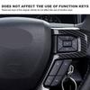 Carbon Fiber Car Steering Wheel Cover Trim Stickers For Ford Raptor F150 F-150 F 150 2015-2019 Interior Decoration Accessories