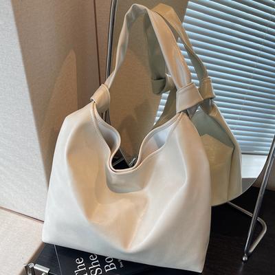 Niche Retro Texture Japanese Soft Surface Large Capacity Tote Bag Women's Fashion Texture Commuter Shoulder Messenger Women's Bag