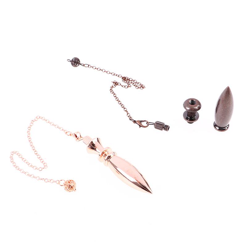 Metal Copper Spiritual Point Pendulum for DivinationHealing Dowsing Bronze Brass