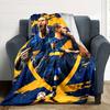 Boca Juniors Player Collage Print Fleece Blanket Soccer Fan Soft Warm Throw Blanket for Sofa Couch Bedroom Home Decor Gift