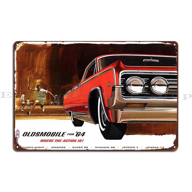 1964 Classic American Car Advertisement Metal Plaque Poster Personalized Design Party Club Wall Mural Tin Sign Poster