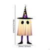 Halloween Wiszący Świecący Kapelusz Podświetlane Rekwizyty Kreatywny Dekor Zewnętrzny do Wnętrz