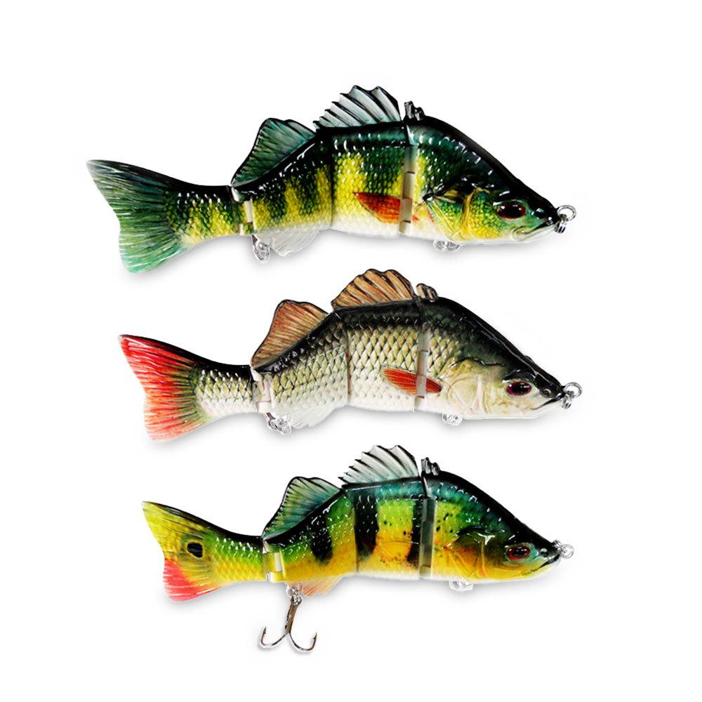 Luya Bait Multi-Section Fish 140Mm/43G Plastic 4-Section Bait Sea Fishing Luya Simulation Bait Hard Bait