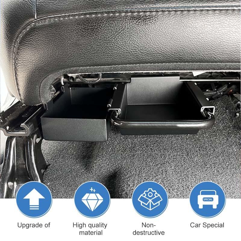 Under The Front Seats Storage Box Organizer Container For Jeep Wrangler JL for JT Gladiator 2018-2023 Stowing Tidying Accessories