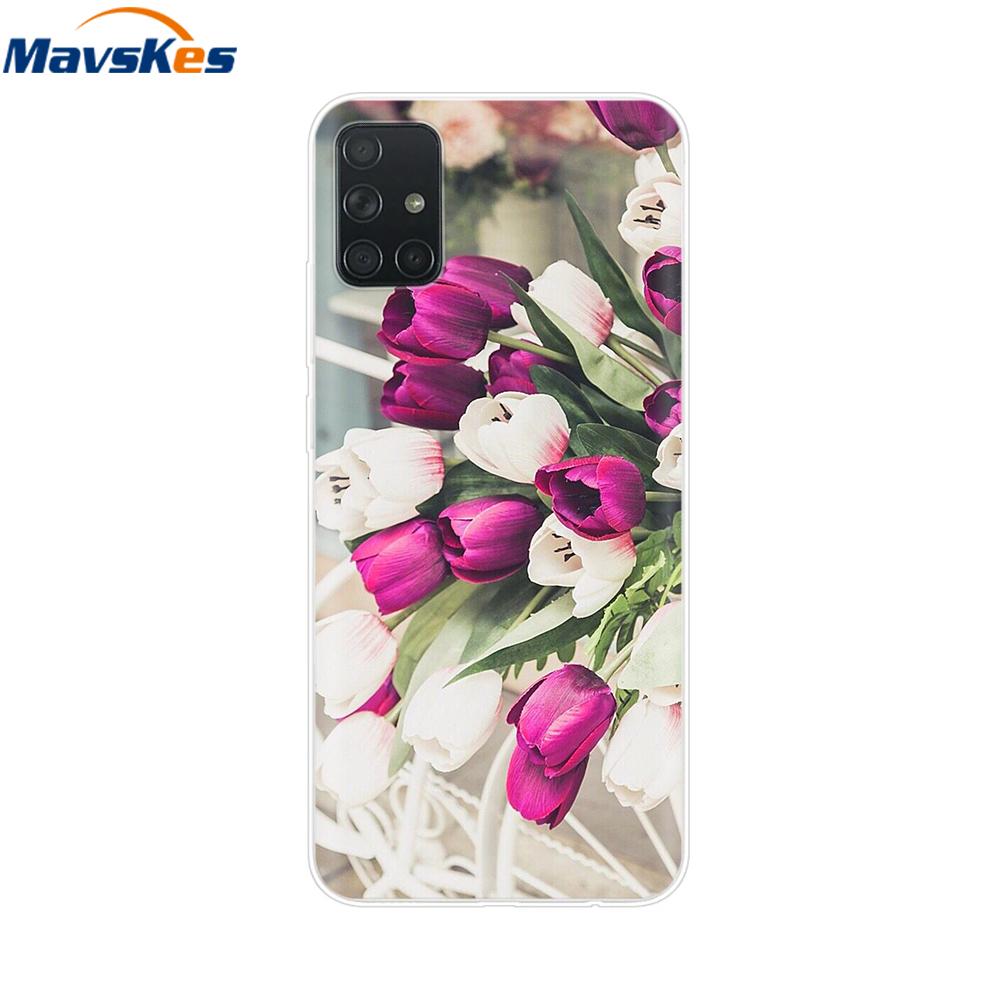 For Samsung Galaxy A51 Case Silicon Transparent Back Cover Phone Case for Samsung Galaxy A71 SM-A715F A515F A 51 71 Cover Fundas