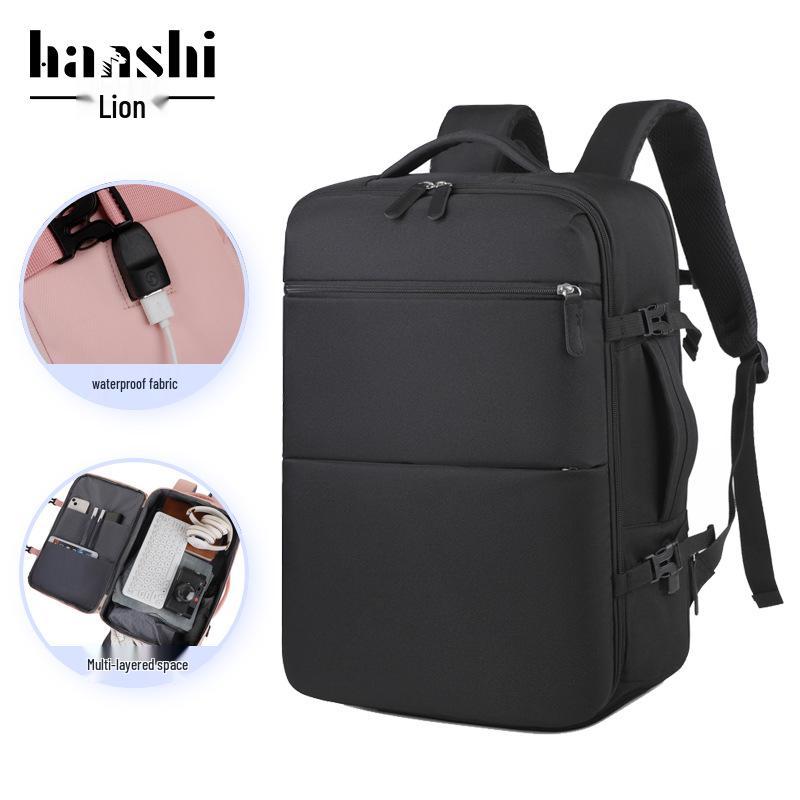 

Men s & Women s Trendy Waterproof Travel Backpack - High-Capacity, Fashionable & Ideal for Laptops чорний