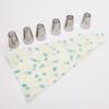 Stainless Steel 6-head Russian Mounting Nozzle EVA Mounting Bag Set of 7-piece Framed Soluble Bean Squeezed Cream Bag