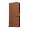Applicable To Google Pixel 9PRO Leather Case, Redmi K80PRO Rhombus Three-dimensional Embossed Card Wallet Case