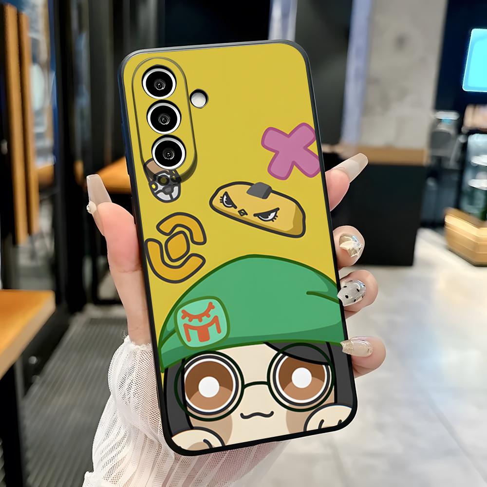 V-Valorant Game Phone Case For Samsung A25 A13 A33 5G A54 A36 A35 A56 A52 A14 Shockproof Soft Cover