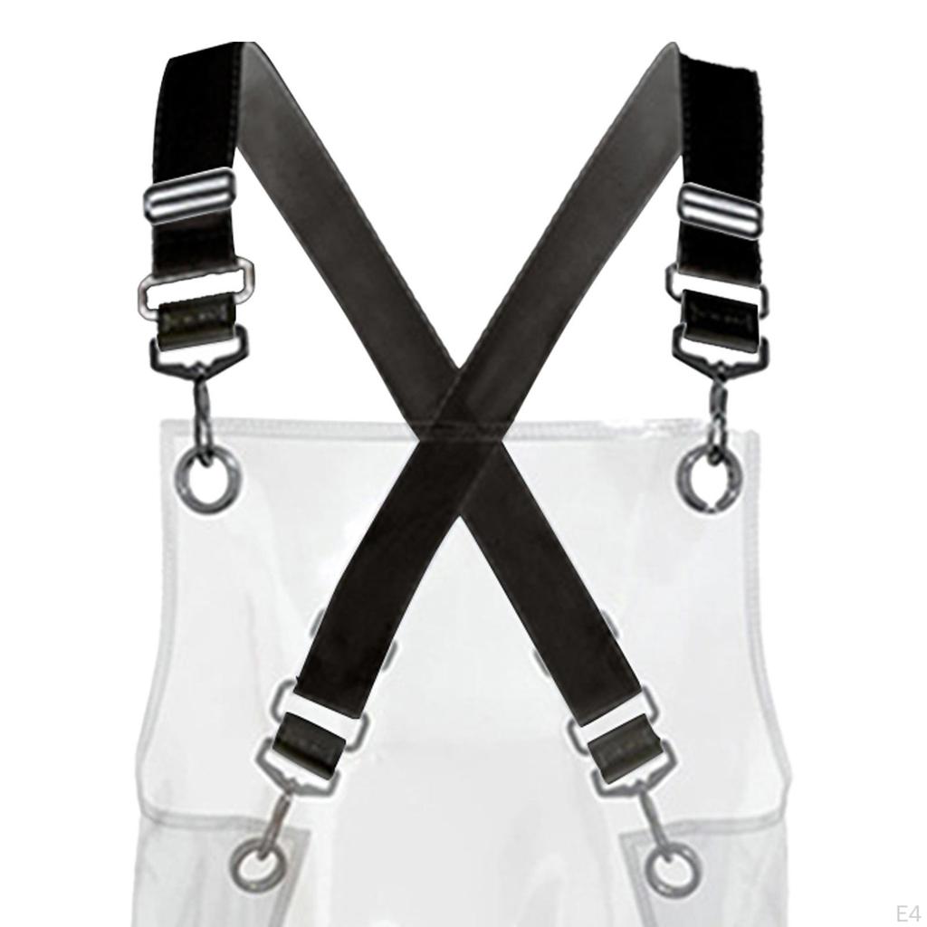 Transparent Cooking Apron for Salon And Barbecue Use