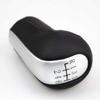 5 6 Speed Chrome Matte PU Leather Car Gear Shift Knob for TOYOTA Corolla RAV4 Verso Yaris Head Ball Gearshift Shifter Stick Pen