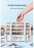 Blue Fruit Multi-Color Journal Pen Set: Handheld, Multi-Layer Boxed Ballpoint Pens – Cross-Border Exclusive Gift Collection.