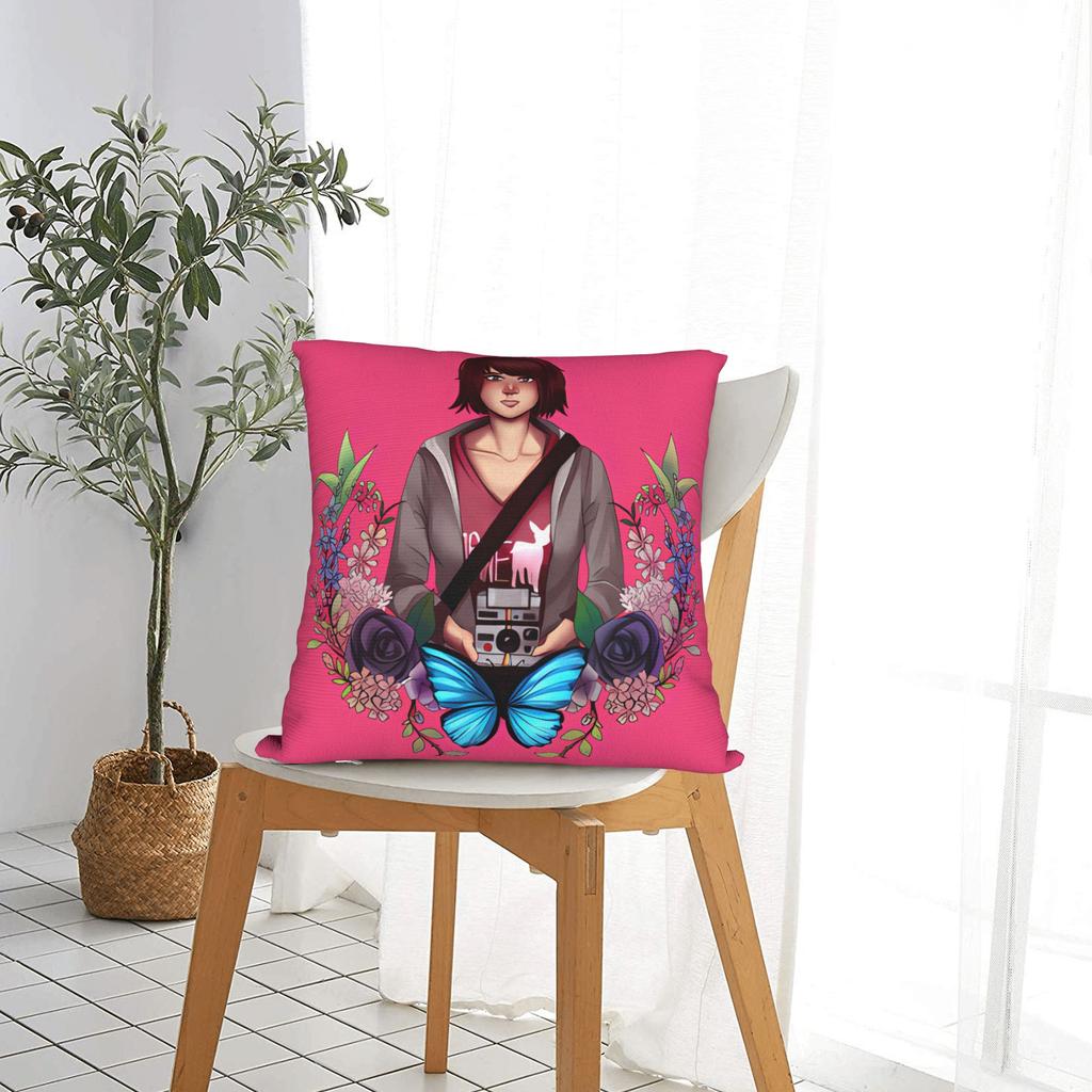 Life Is Strange Max Caulfield Polaroid Pillowcases Retro Trendy Pillow Case For Sofa Home Decor Print Pillow Cover