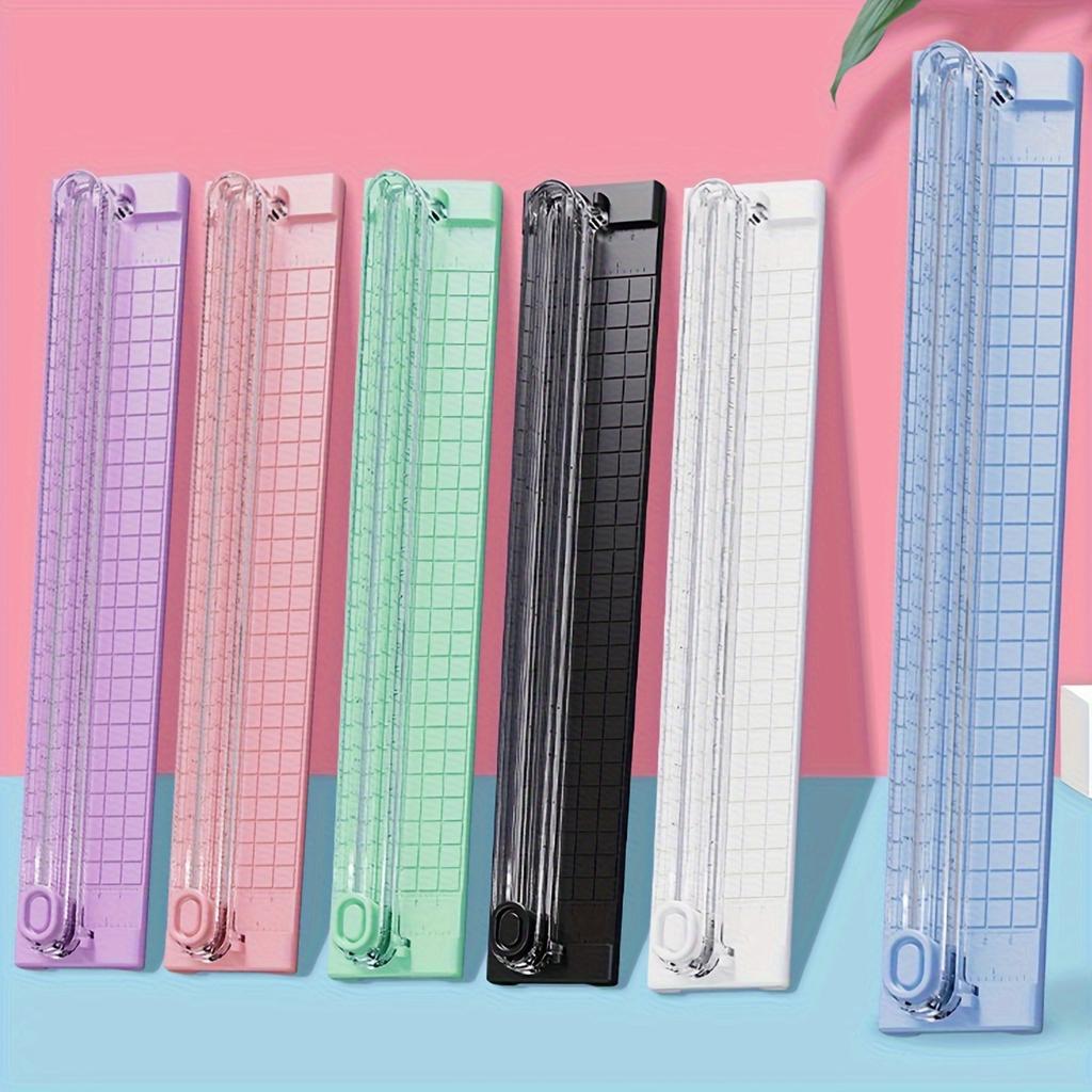 1pc Portable Multifunctional A3 Paper Cutter - Precise Cutting, Random Color, Compact Design, Uncharged, No Electronic Components