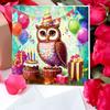 8Pcs Flower Envelope DIY Diamond Painting Card Diamond Daily Wish Card Diamond Painting Greeting Card for Family Friends Gift