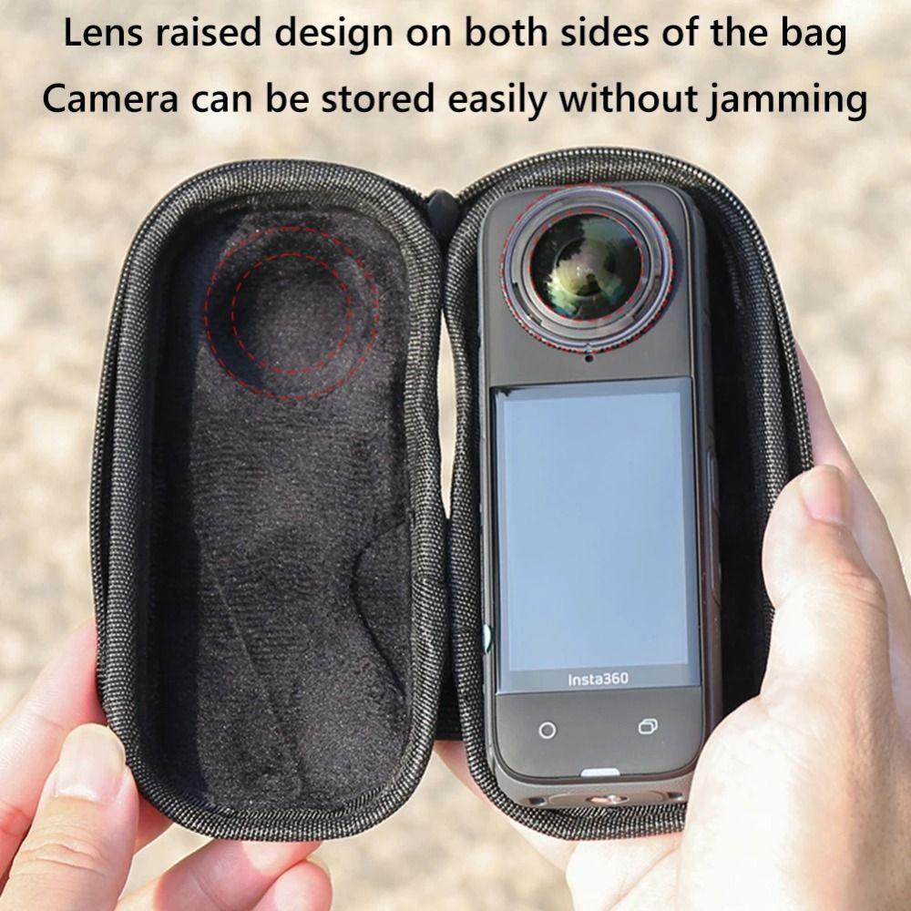 Portable EVA Storage Bag Shockproof Anti-drop Protective Box Hard Shell Carrying Case for Insta360 X5/X4 Camera Accessories