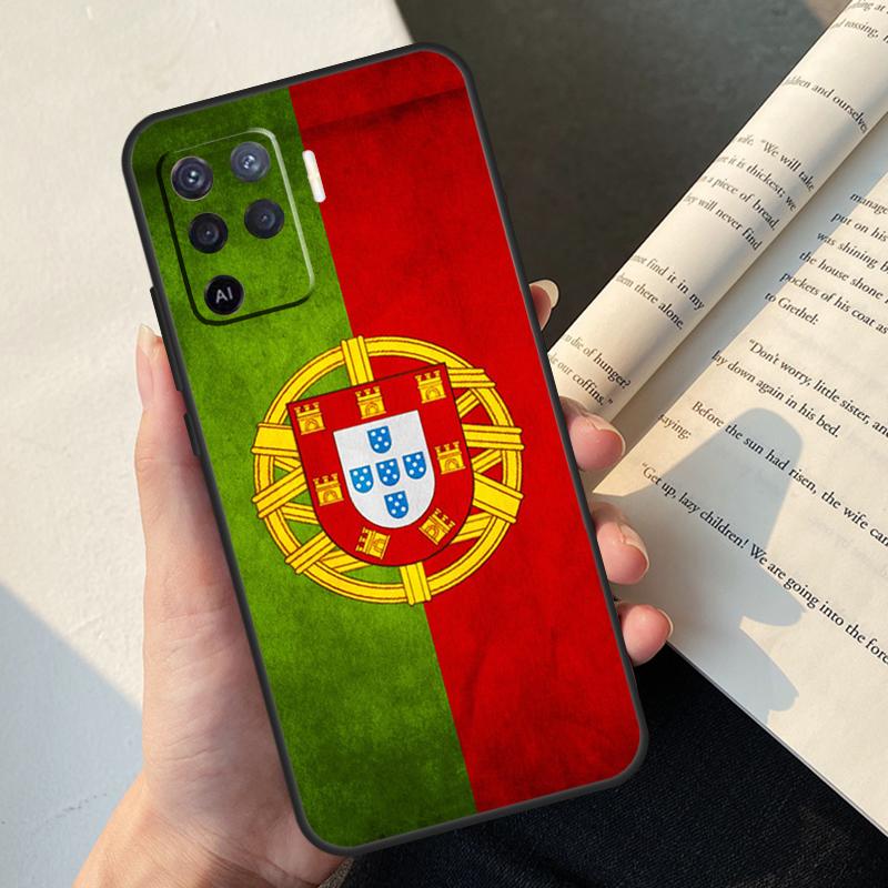 

Portugal Passport Print For OPPO A74 A94 A54 A15 A3S A5S A52 A72 A83 A91 A93 A53S A5 A9 A31 A53 2020 Phone Case OPPO A91