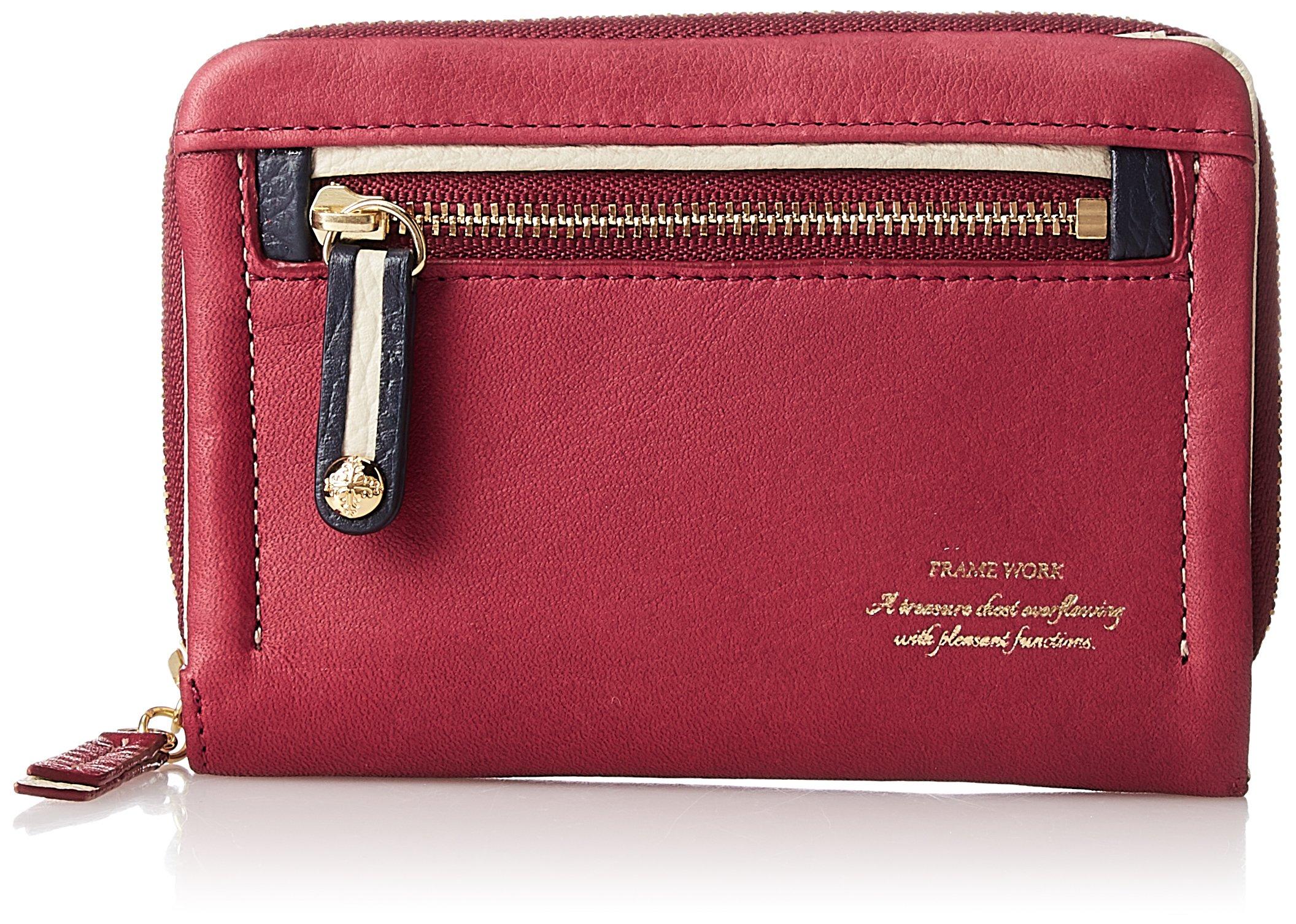 

Fold Wallet with External Round Zipper 42710 Wine [Framework] Falsetto” винний