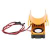 110 RC Car Motor Double Cooling Fan with Heatsink for BrushedBrushless Motor Gold