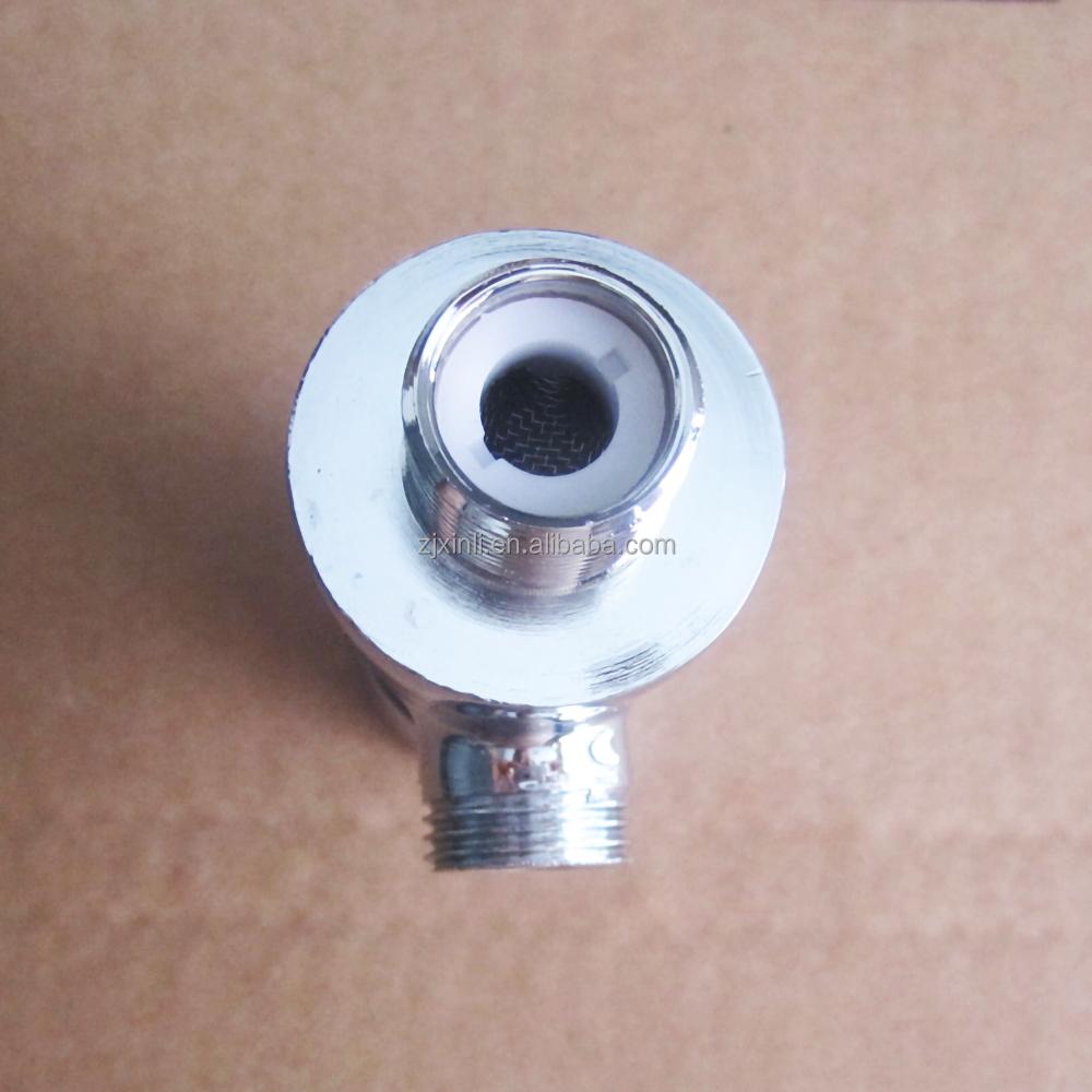 X10002ABSCR Wall Mounted Brass Material Chrome Finish of Urinal Time Delay Self Closing Flush Valve