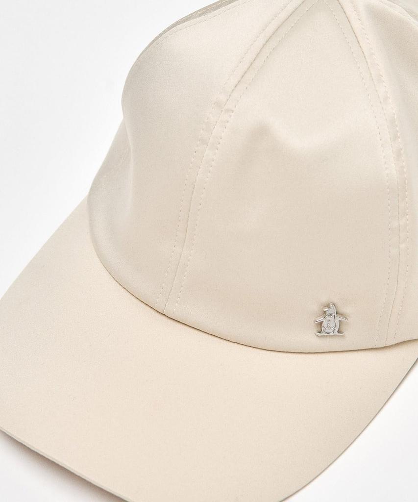 [Munsingwear] Cap [STANDARD COLLECTION] Ribbon Satin Elegant Long Brim Makes Face Look Smaller Golf MG5SCP05L Women's BG00 (Beige)