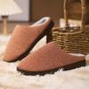 Mode Haus Schuhe Herren Winter Lässige Baumwollpantoffeln Verschleißfest Bequem Zum Hineinschlüpfen Flexibel Rutschfest Plus Samt Warmhalten Modell