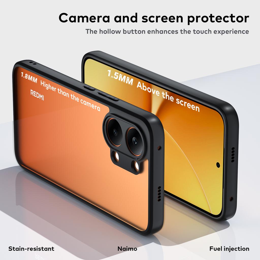 For POCO X8 Pro Max Case Matte PC+TPU Acrylic Transparent Magnetic Stand Phone Back Cover For POCO X8Pro X8 Pro Max Shell Bumper