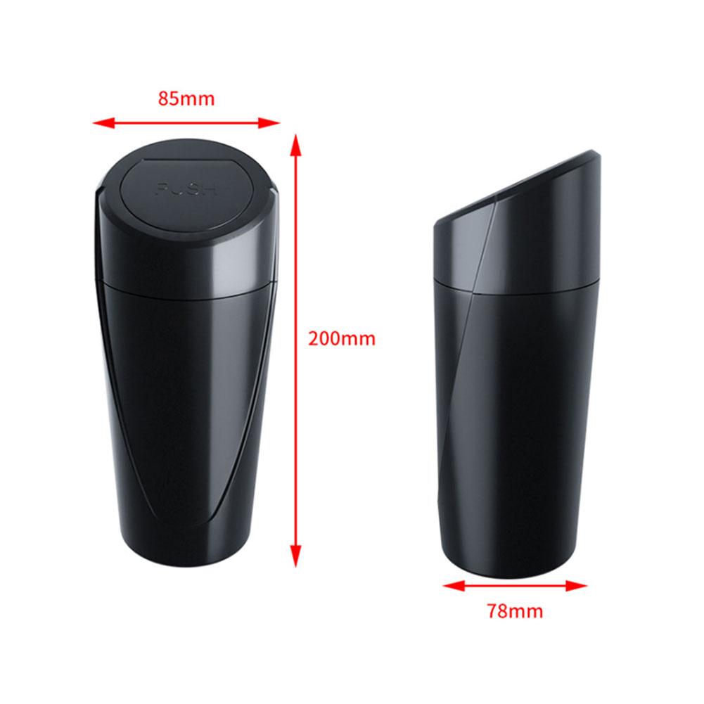 Poubelle d'intérieur de voiture étanche, petite taille, portable, porte-cendres, organise les accessoires de voiture