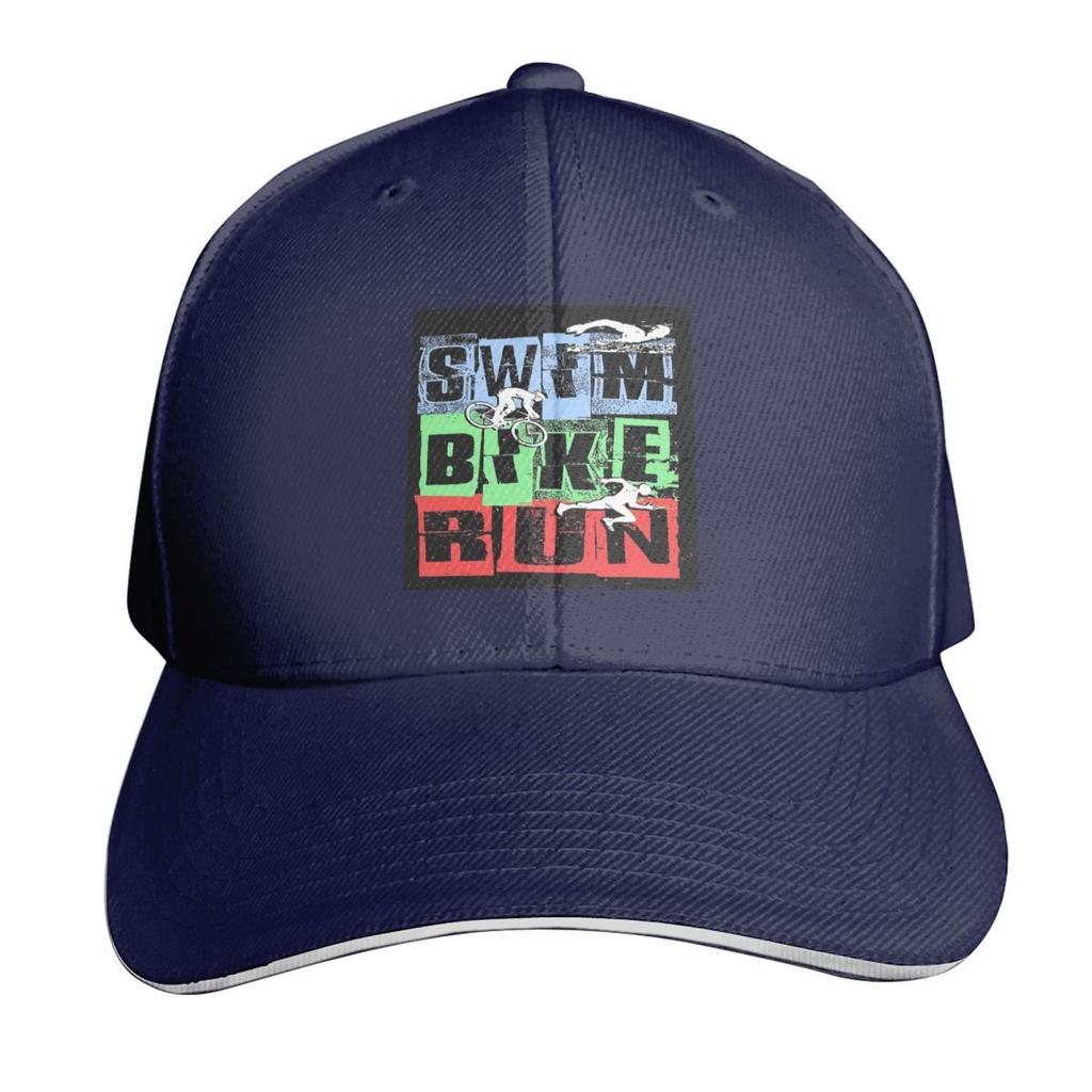 Triathlonista Pływanie Rower Bieganie Czapka Sportowca Modna Codzienna Czapki Baseballowe Regulowany Kapelusz Hip Hop Letnie Uniwersalne Czapki Baseballowe