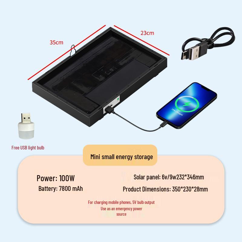 Hui Xiang Multifunctional Solar Floodlight: Folding Wall & Outdoor Courtyard Lamp